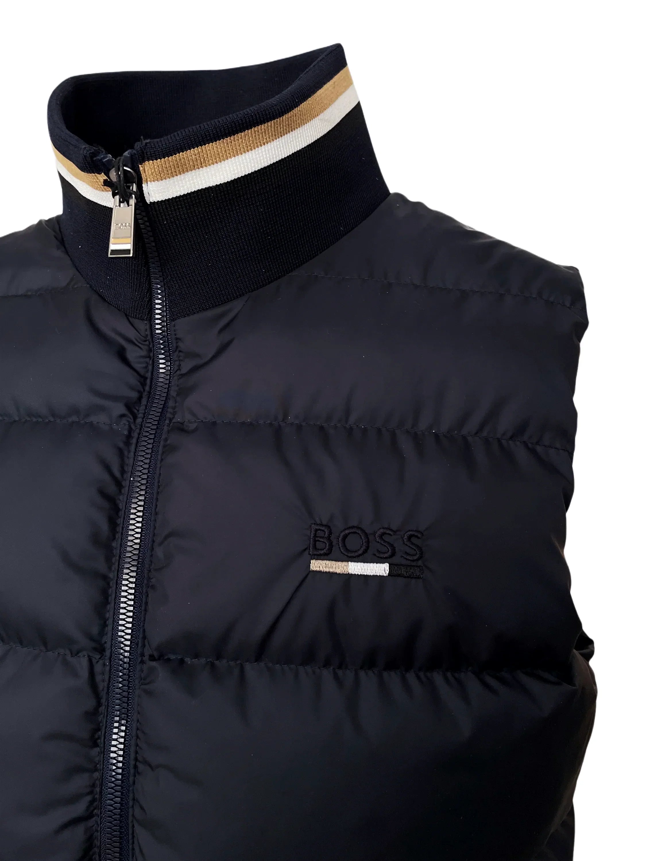 Hugo Boss Water-repellent gilet with logo