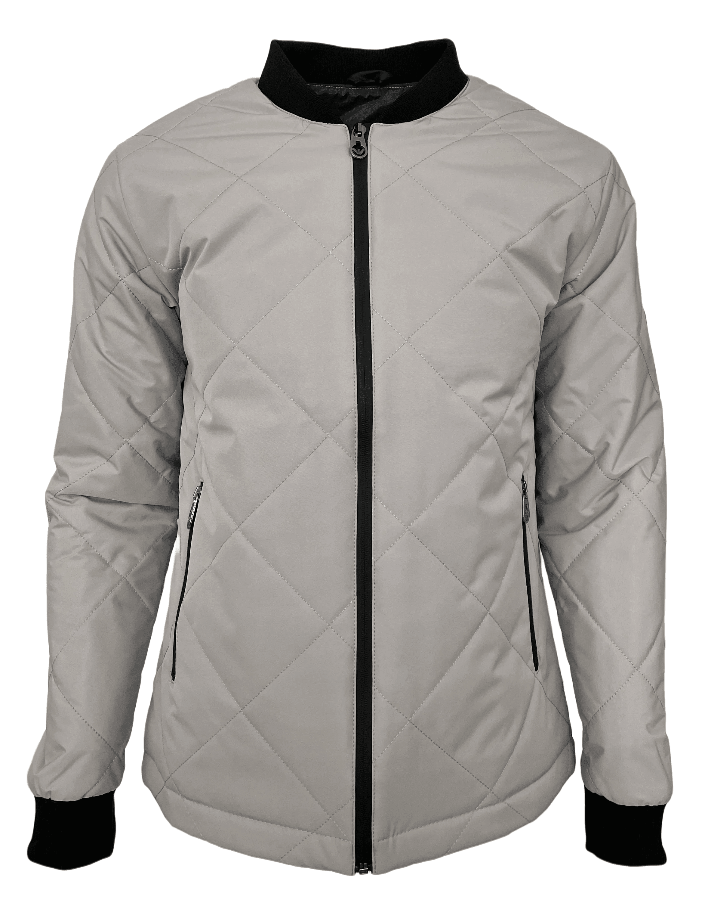 Emporio Armani Ea7 Grey Bomber Jacket - Giltenergy