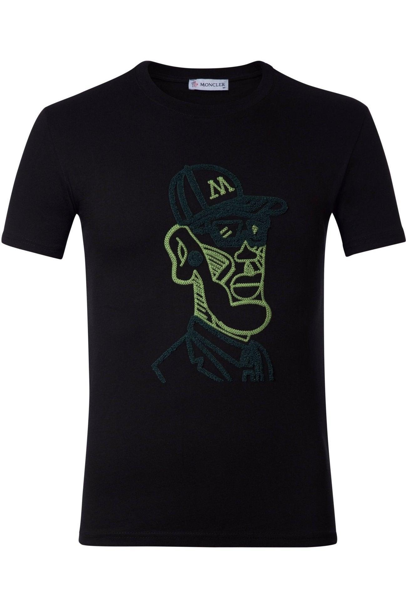 Moncler Men's T-Shirt In Black